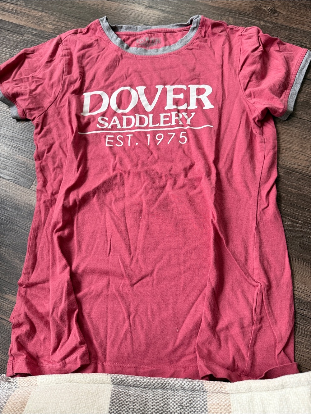 Women's Pink Logo Ringer Tee